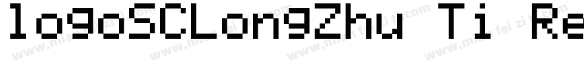 logoSCLongZhu Ti Regular字体字体转换